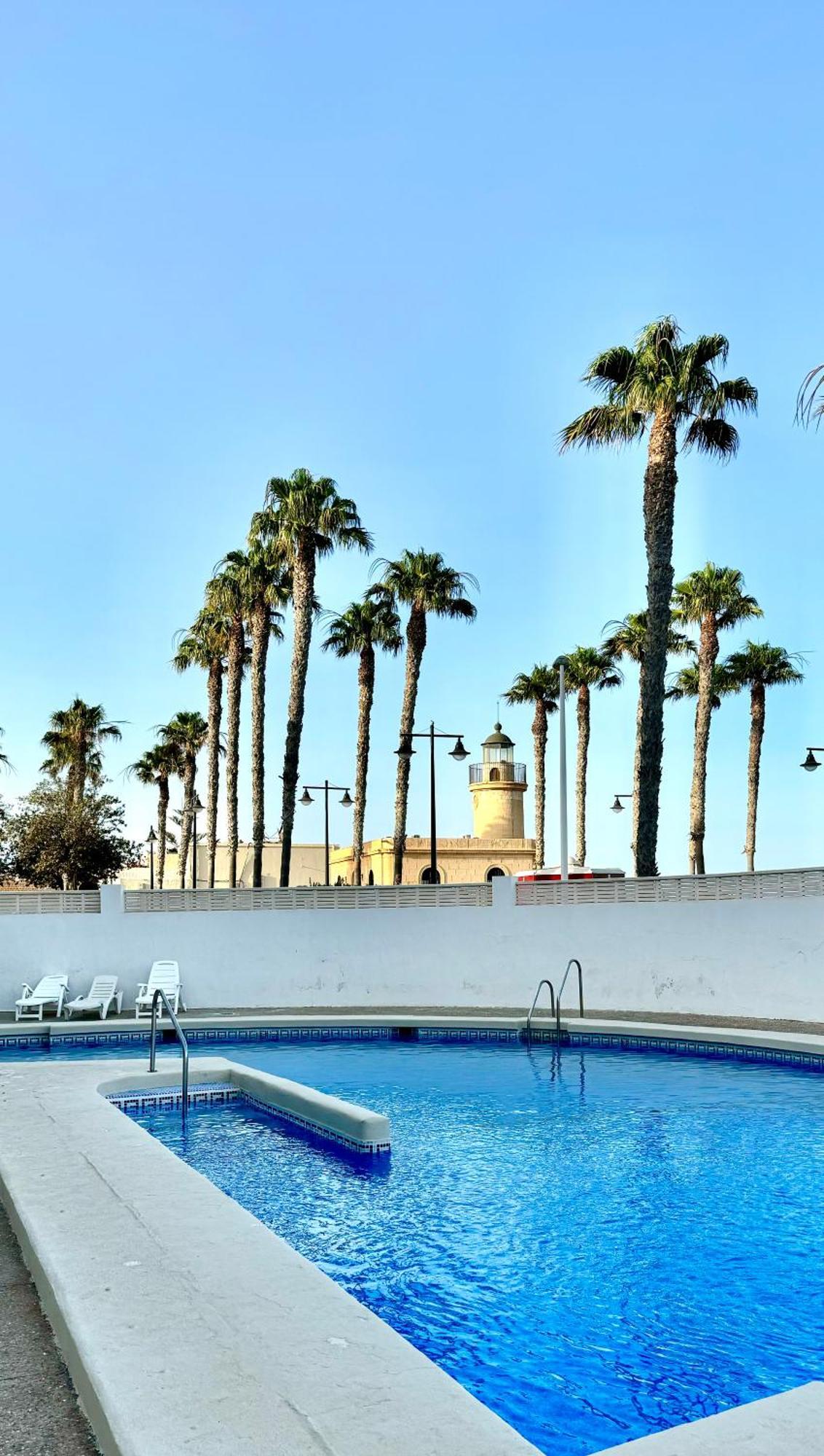 Apartamento En Primera Linea De Playa Roquetas de Mar Exterior foto